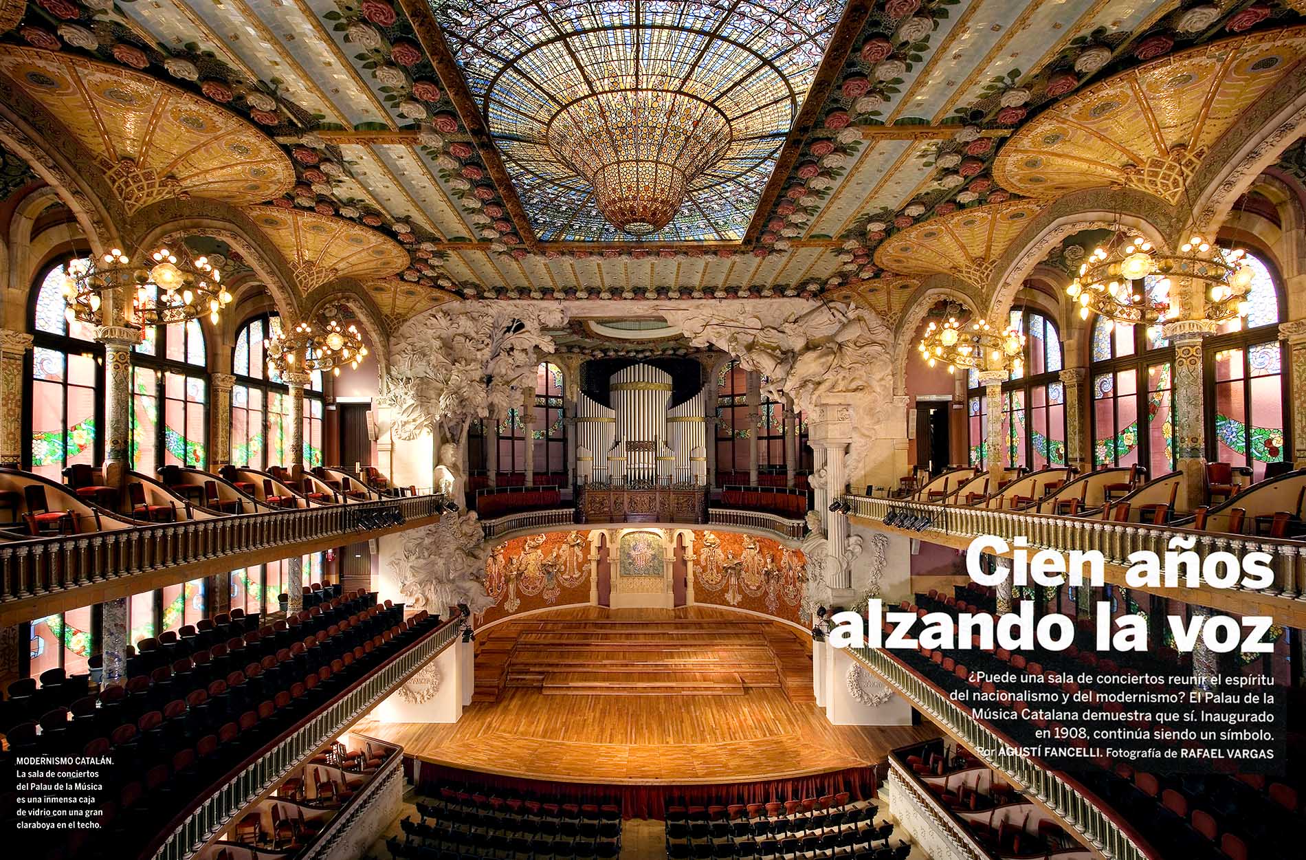 Palau de La Música Catalana de Barcelona.